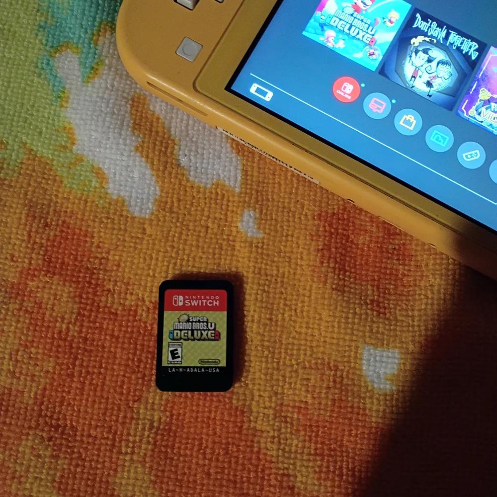 Portable Yellow Gaming Console